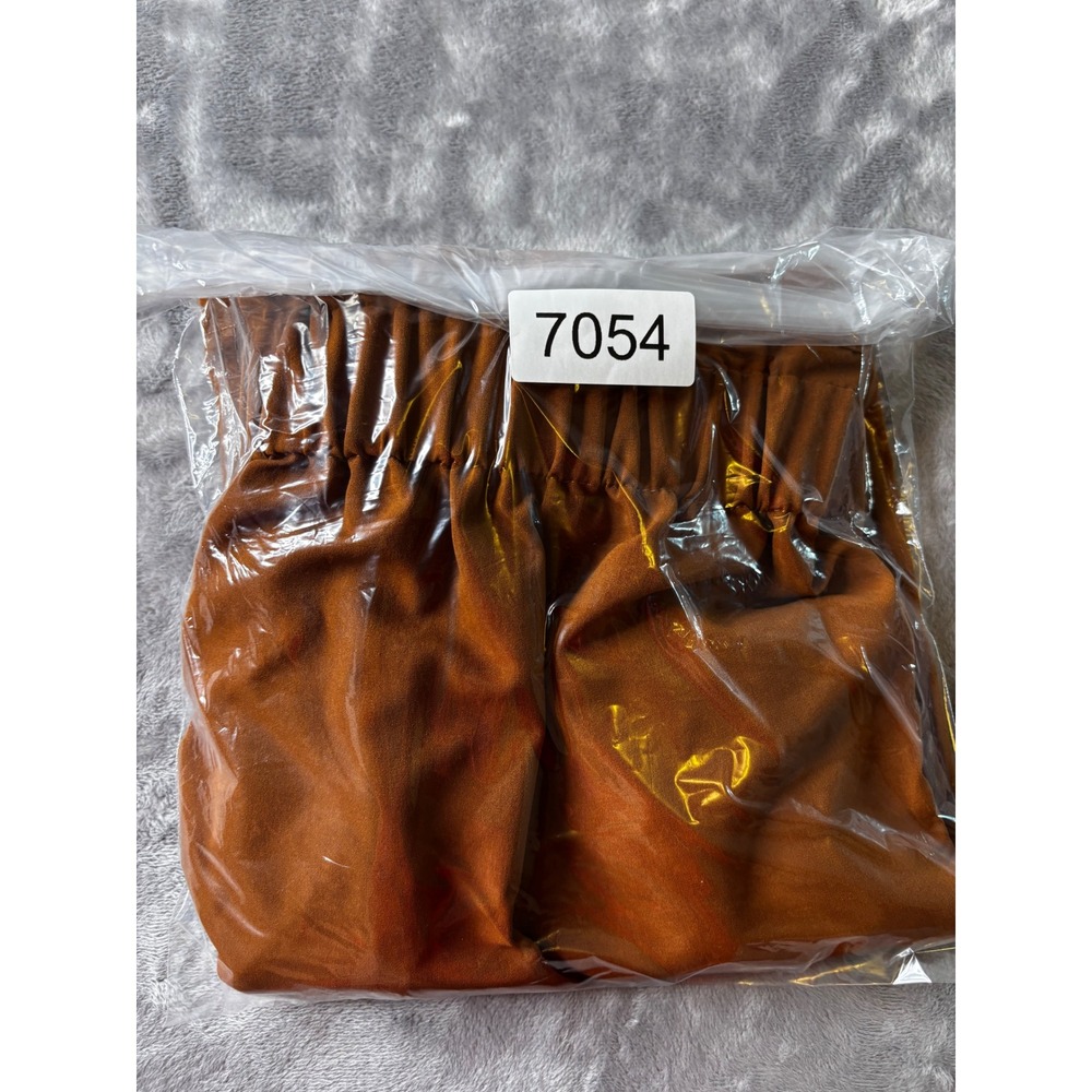 Lovepoem by Block Rust Brown Paperbag Waist Shorts Womens Medium Drawstring - Picture 10 of 10